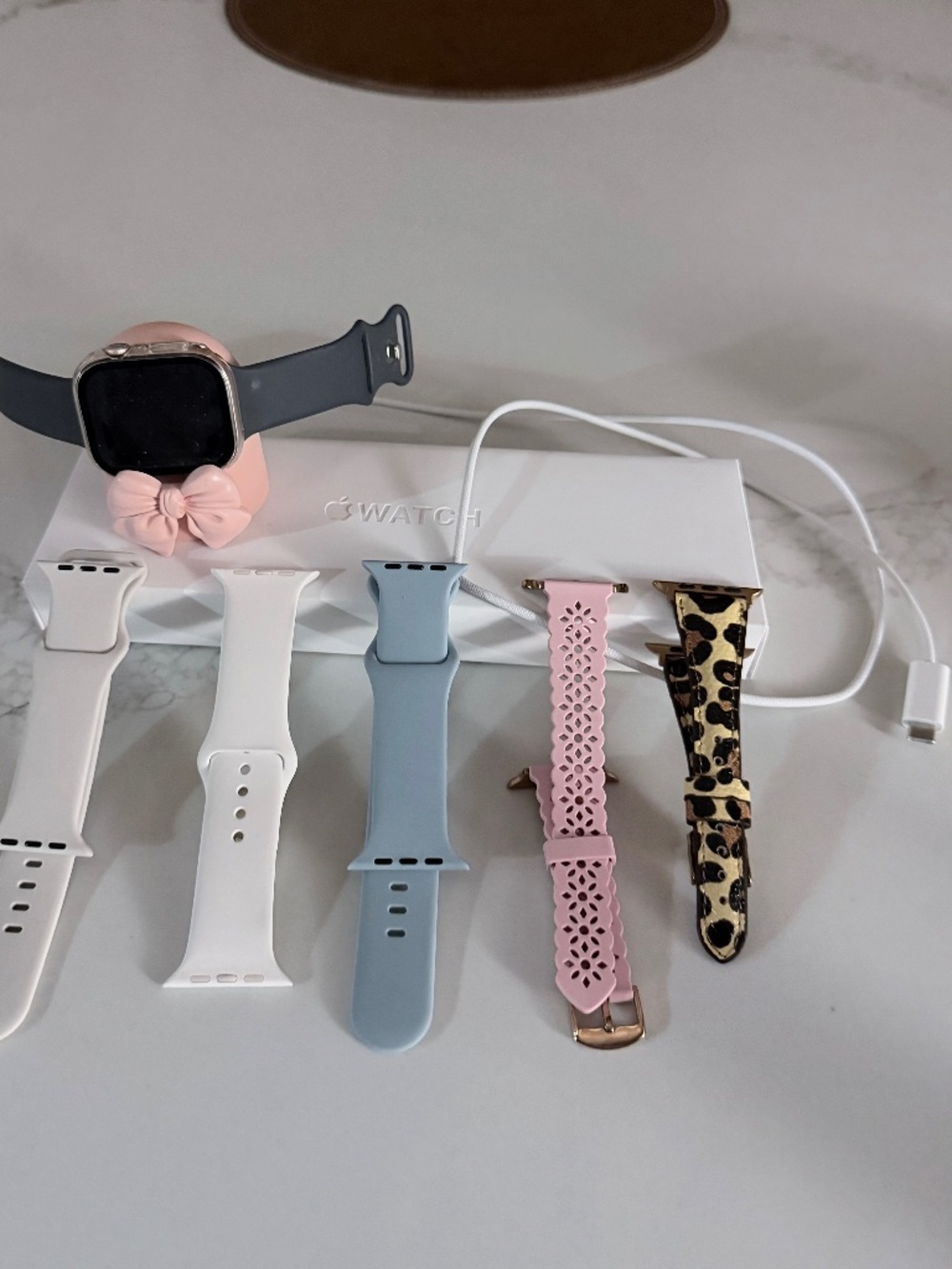 Series 10 Apple Watch-Rose Gold-46mm- Like New w/Box & Accessories